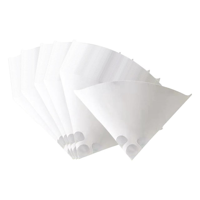 Toystoory 250 unids/pack embudo de papel de cono coladores de pintura de doble propósito embudo de papel Artesanía