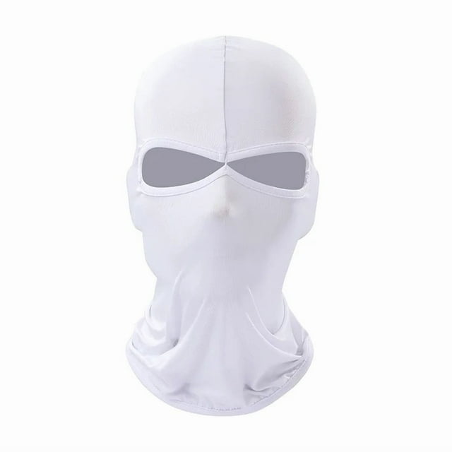 1pc ​​Full Protection Face Shield Hat Outdoor Sun Protection Hat Cycling Mask Windproof Gear WHITE One Size