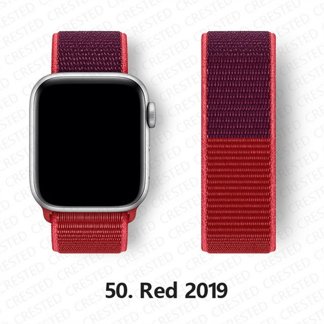 ALMNVO Strap for Apple Watch Band 45mm 41mm 44mm 40mm 42mm 38mm, Breathable Soft Sport Loop Wristband Replacement Strap for iWatch Series 6 5 4 3 SE 7 -50#