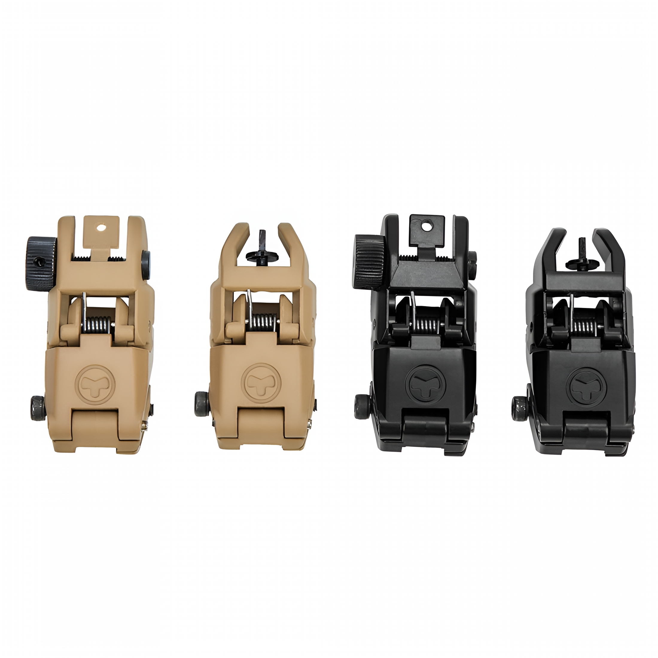 GJX Professional Flip up Backup Sight Front & Rear Sight with Wrench 2 Pieces