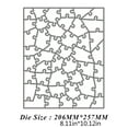 thumbnail image 5 of OOKWE Jigsaw Puzzle Cutting Die Template Irregular Puzzle Combo Design Decorative Die, 5 of 5
