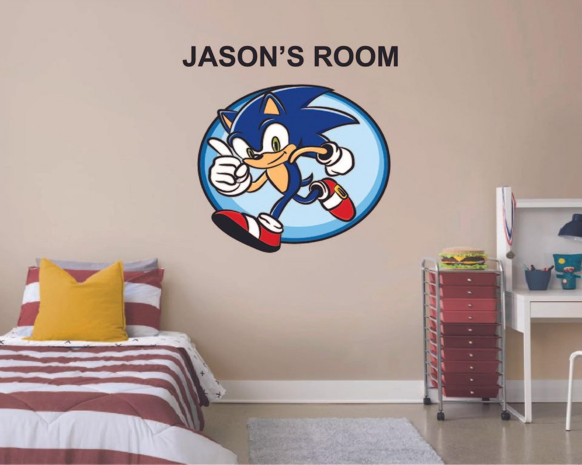 Your Name Personalized Sonic The Hedgehog Pillow Case Custom Made w 
