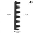thumbnail image 4 of Carbon Fiber Comb Set Professional Hair Tail Comb Salon Cutting Comb, 4 of 10