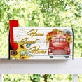 thumbnail image 3 of Sweet Home Mailbox Cover Wooden Board Sun Flower Truck Pumpkin Daisy Decorative Magnetic Mailbox Covers Standard Size 18x21 Inch Welcome Home Mail Box Wraps Post Letter Box Cover for Yard, 3 of 6