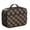 Brown/Black, variant on Brown and Black Checkered Pattern Insulated Lunch Bag Teens,Bento School Lunch Bag for Teens for Work,Picnic or Travel 10.6x7.7x4.3 Inches,12 Can Capacity