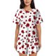 thumbnail image 1 of Fotbe Fly Flying Ladybug Conjunto de Pijama Estampado para Mujer, 2 Piezas, Ropa de Dormir con Camiseta de Manga Corta y Shorts Suaves-4X-Large, 1 of 6
