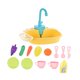 thumbnail image 4 of Juguetes de fregadero de cocina con accesorios de agua corriente, de ciclo del agua, regalos de cumpleaños, juguetes de simulación para niños, Amarillo, 4 of 9