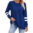 thumbnail image 2 of Miqool Shirts for Women Crew Neck Long Sleeve Pullover Casual Basic Tees Trendy Athletic Sports Tops, 2 of 8