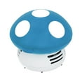 thumbnail image 1 of MasteelfCA Mini Mashroom Tabletop Cleaner Vacuum Cleaner Handy Hand Cleaner Desk Table Dust Cleaner (Blue), 1 of 7