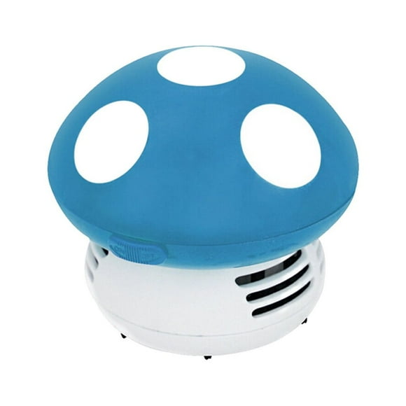 Mini Mashroom Tabletop Cleaner Aspirador Handy Hand Cleaner Desk Table Dust Cleaner (Azul)