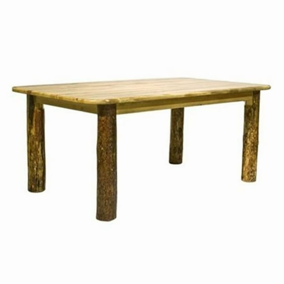 Montana Woodworks MWGCDT4PS Glacier Country 4 Post Square Dining Table