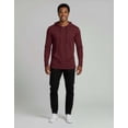 thumbnail image 4 of Real Essentials 3 Pack: Men's Cotton Lightweight Casual Pullover Drawstring Hoodie With Pocket (Available In Big & Tall), 4 of 6