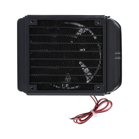 YAHHU 90mm / 3.54 inches 8 Tubes Heat Exchanger Water Cooling Radiator Fan for PC