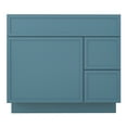 thumbnail image 5 of Vanity Art 36" W Birch Plywood Freestanding Single Base 2 Drawers Storage Cabinet with Soft Close Door, 5 of 9