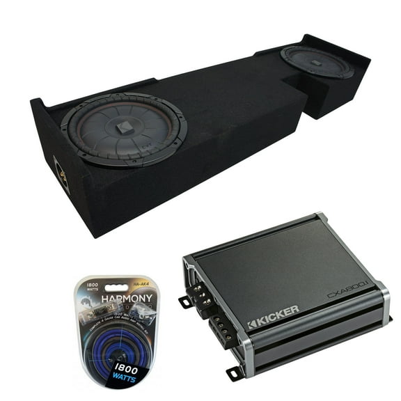 00-03 Ford F-150 Ext Super Cab Truck Kicker CompVT CVT10 Dual 10 Sub Box CXA8001