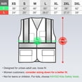 thumbnail image 4 of Chaleco de Seguridad KAYGO KG0100 Rosa ANSI Clase 2 con Bolsillos, 4 of 6
