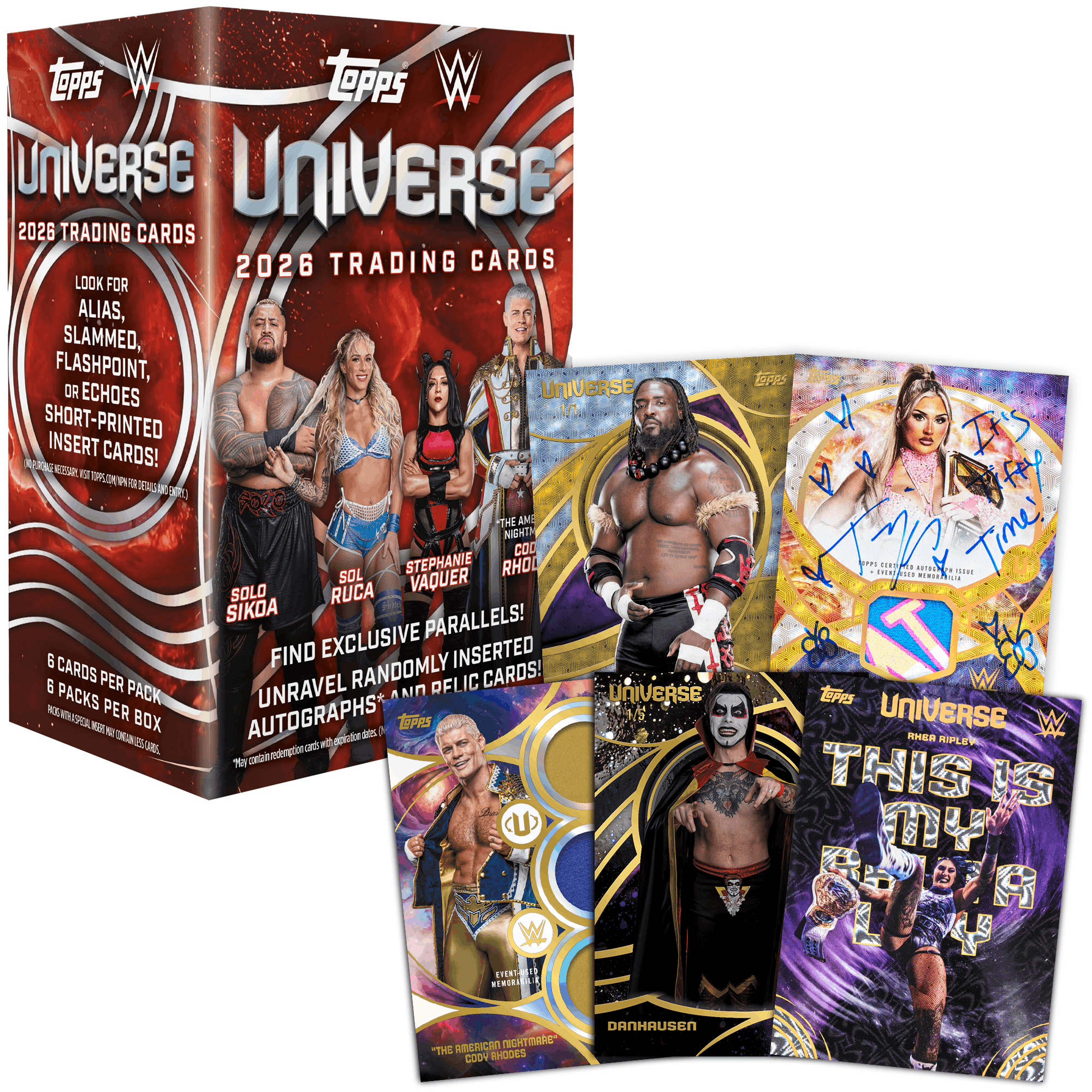 2026 Topps WWE Universe Trading Cards Value Box