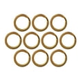 thumbnail image 4 of 10 Pieces Metal Flat Keyring Rings Holder Keychain Key Fob 15mm to 32mm - , 15mm, 4 of 5