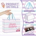 thumbnail image 4 of Ice Cream Birthday Gift Bag for Girls, Pastel Ice Cream Gift Bag with Tissue Paper and Card, Sprinkle Ice Cream Party Bag for Girls Summer Baby Shower Sweet One Gift Wrapping Party Supplies, 4 of 4