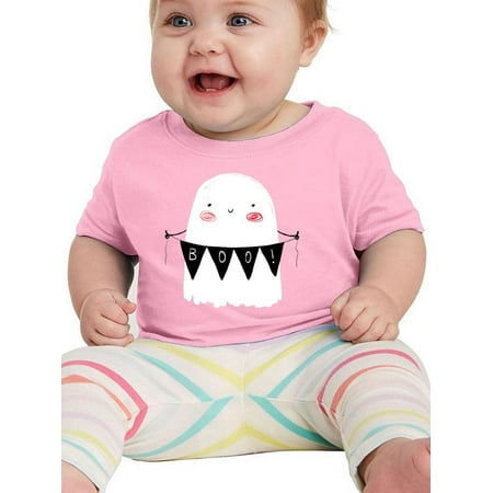 

Boo! Cute Ghost W Banner T-Shirt Infant -Image by Shutterstock 12 Months