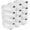 116 Quart, variant on Ultra Latching Box, Storage Bins with Lids, Clear Plastic, - Heavy-Duty Organizing Containers for Closet, Bathroom, and Office