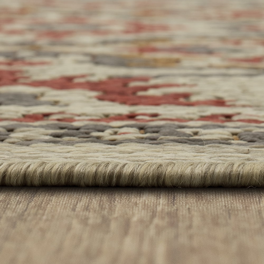 Mohawk Home Ravello Outdoor Area Rug, Rust, 4' x 5' 6"