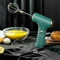 thumbnail image 2 of Household Standable Cordless Electric Hand Mixer,USB Rechargable Handheld Egg Beater with 2 Detachable Stir Whisks 3 Speed Modes for Whipping, Mixing Cookies, Brownie, Cakes, Dough Batters, 2 of 8