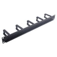 thumbnail image 4 of 1U 19 Inch Rack Cabinets Cable Management Network Organizer Network Brush Panel Five Ring Detachable Wire Manager Frame, 4 of 8