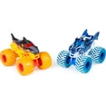 thumbnail image 3 of Monster Jam, Fire & Ice 2 Pack, Megalodon vs. Dragon Monster Truck, Die-Cast Vehicles, Walmart Exclusive, 1:64 Scale, 3 of 5
