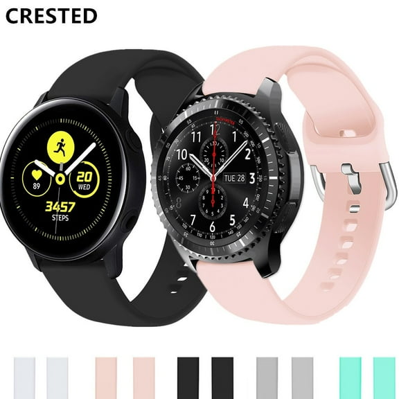 Active2 Strap For Samsung Galaxy watch active 2 46mm 42mm Gear S3 frontier/gear sport 20mm 22mm watch band amazfit bi