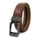 thumbnail image 1 of Cinturón para hombre - Marrón - Cinturón de cuero para hombre 115 cm para vestir y casual - Cinturón micro ajustable que se adapta a cualquier lugar, 1 of 3