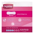 thumbnail image 4 of Toalla para Incontinencia Depend Femenine Anatómica 10 piezas, 4 of 4