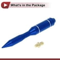 thumbnail image 6 of Unique Bargains 1 Set Car Bullet Antenna for Jeep Wrangler JK/JL 2007-2023 Decoration Only Blue, 6 of 7