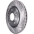 thumbnail image 5 of Detroit Axle - Front Brake Rotors for 2003-2005 Nissan 350Z Infiniti G35 Drilled & Slotted Brake Rotors 2004 Replacement [11.65" Rotors], 5 of 6