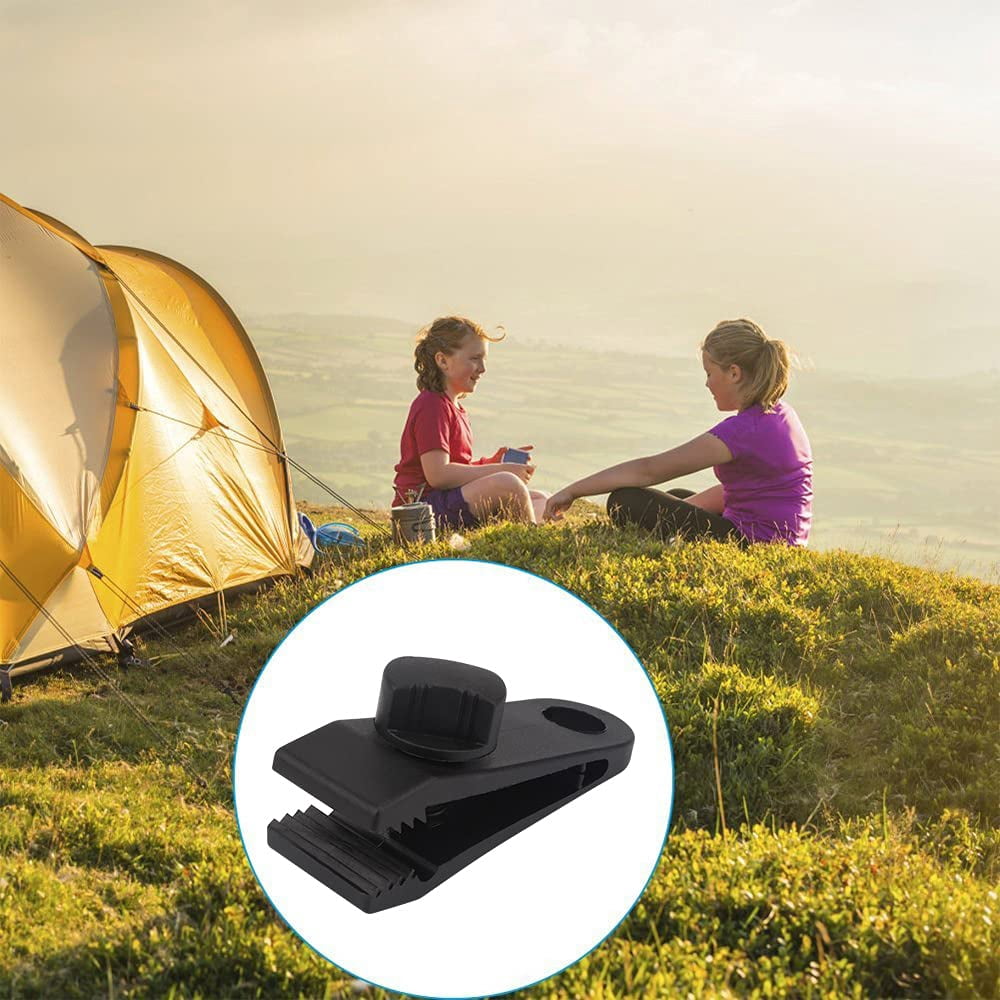 Bungee Balls, Black Ball Bungee Heavy Duty Heavyweight 4 inches Tarp Bungee Cords, Weather Resistant Tie Down Strap 4mm Thickness - for Camping, Tents, Cargo, Holding Wire and Hoses