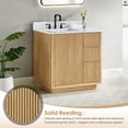thumbnail image 6 of Clayton 36" Wood Vanity in Washed Light Brown Engineered Stone Top no Mirror, 6 of 18