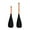 Black, variant on Nonstick Cooking Spoon Set | Wooden Handle Kitchen Utensils, Heat Resistant, Ergonomic Grip, Durable 2-Pack, Easy to Clean, 29cm & 34cm, Perfect for Stirring, Mixing, Serving