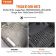 thumbnail image 2 of Tapis de Sol Automobile pour Dodge Ram 1500/2500/3500 1500 Classic 2013-2022, 2 of 7