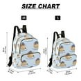 thumbnail image 2 of FORMRS Mini Backpack Purse for Women Travel Daypack Casual Shoulder Bag, Blueberry Pancake Pattern, 2 of 7