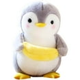 thumbnail image 1 of Injueey Juguete de peluche de pingüino para chico, muñecos de utilería, juguetes, almohada, sofá, cama, decoración, animales de dibujos Decoración del hogar, 1 of 6