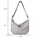 thumbnail image 2 of Bolso Hombro Otoño Invierno Bandolera Bolsos Acolchados Bolsos Grandes De Mujer Plata, 2 of 9