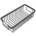 thumbnail image 2 of Estante de almacenamiento de pared, cesta organizadora de especias de cocina de gran capacidad, de aluminio espacial, a prueba de óxido, para baño, salón de belleza, 2 of 5