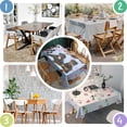thumbnail image 4 of Rottweiler Dogs Rectangle Tablecloth 60"x84",Waterproof Polyester Rectangle Table Cloth, Wipeable Spillproof Polyester Tablecloth for Dining, Camping, Indoor and Outdoor, 4 of 5