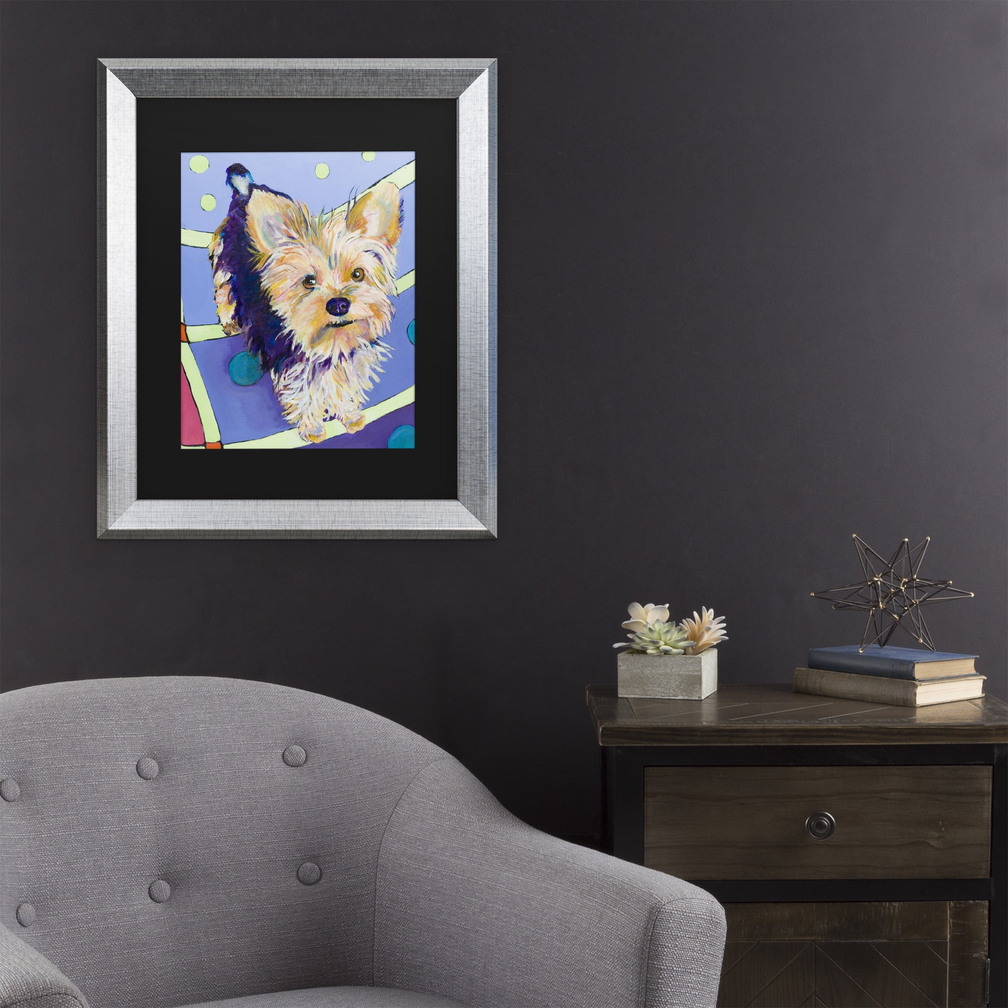 Trademark Fine Art 'Claire' Canvas Art by Pat Saunders-White