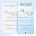 thumbnail image 3 of Emerson SmartVoice 4-in-1 Dual Wall Plug, Offline 30+ Voice Commands, No APP, No WIFI,  Smart Outlet, 2 AC Outlets, USB-A & USB-C , Timer, ETL Listed, 3 of 9