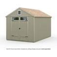 thumbnail image 3 of Handy Home Products Greenbriar 8 ft. x 10 ft. Wood Storage Shed (Floor Included), 3 of 10