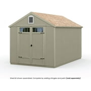Handy Home Products Greenbriar 8 ft. x 10 ft. Wood Storage Shed (Floor Included)