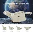 thumbnail image 5 of Spruce & SpringDual Motor Zero Gravity Power Recliner with Smart Home Button, Creamy Gray, 5 of 5