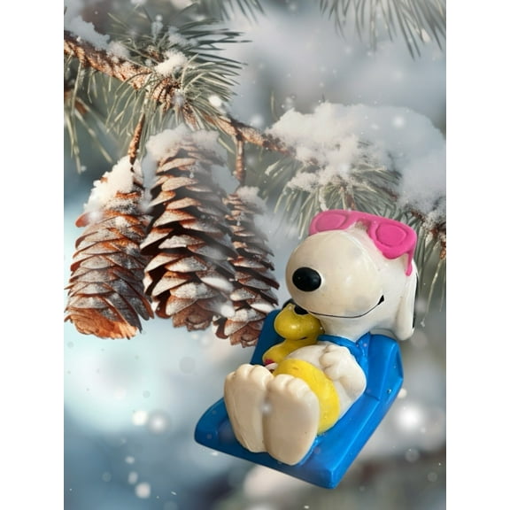 Ornament Snoopy & Woodstock Valentines Easter Christmas Figure Figurine 4” New