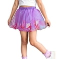 thumbnail image 2 of LYHaoo Toddler Kids Baby Girls Dancing Princess Skirt Flowers Prints Mesh Ballet Tutu Skirts Girls Skirts,Sizes 5-8 Years, 2 of 5